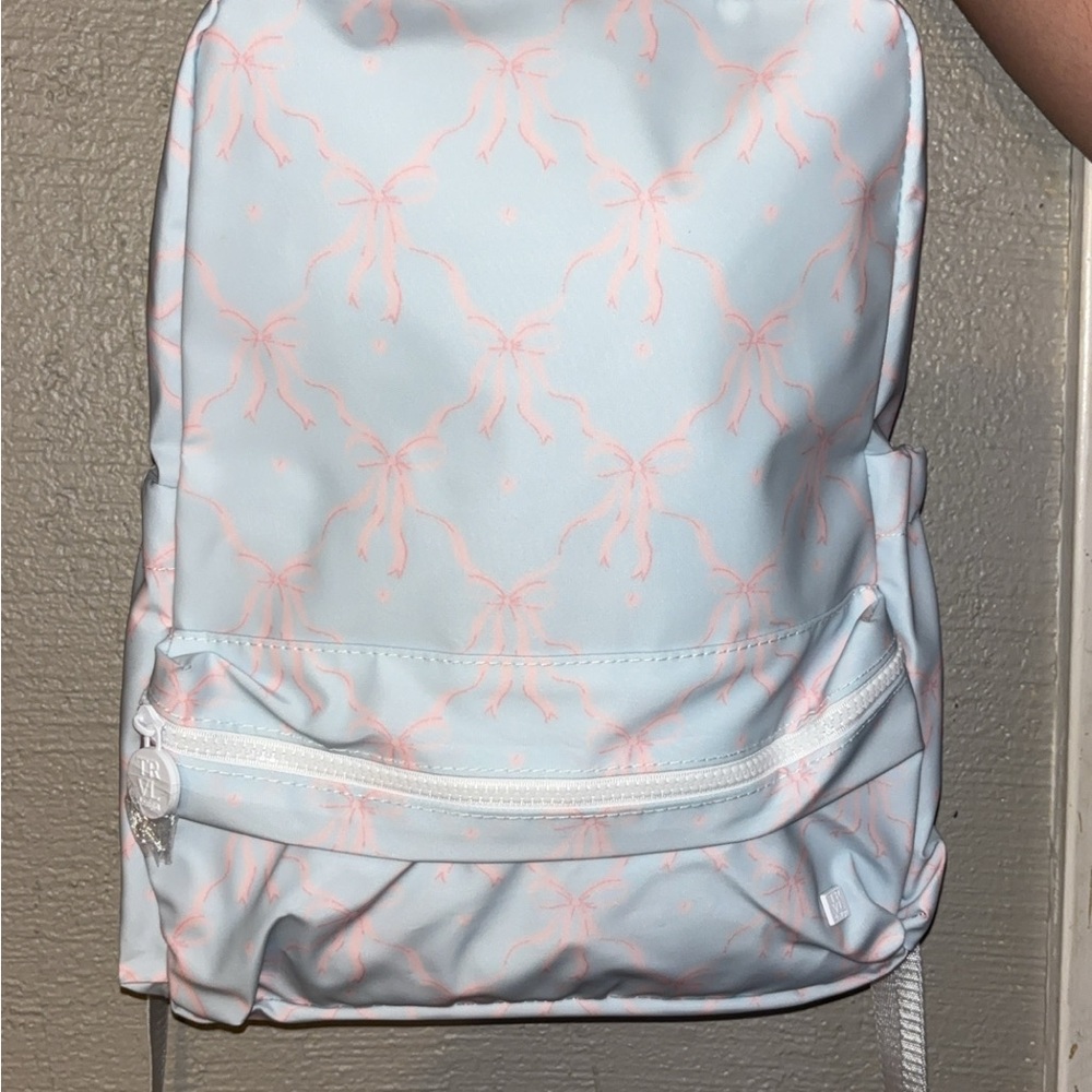 Kids Light Blue and Pink Backpack